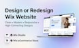 design or redesign a wix website or wix online ecommerce store