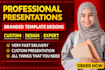 design, redesign, and improve professional powerpoint presentations