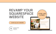 redesign your squarespace website