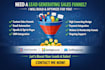 create a lead generating sales funnel on clickfunnels, gohighlevel, getresponse