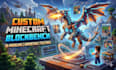 create custom minecraft blockbench 3d model, animation and textures