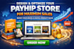 design and optimize your digital products payhip store for maximum sales