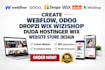 create webflow odoo dropzi wix wizishop duda hostinger wix website store design