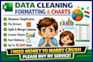 clean format excel data and create charts