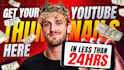 design professional thumbnails like mr beast in 24hrs