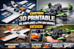 design high performance uav and rc airplanes for 3d printing