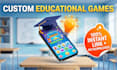 create a custom educational game for training or learning
