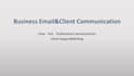 handle business emails and client communication
