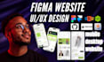 do figma website design, website ui ux design, ui ux design