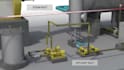 create 3d industrial process animation for chemical, evaporation and engineering