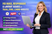 fix bugs responsive and layout issues in tilda zyro carrd website