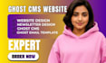 build ghost cms website ghost blog newsletter migrate or clone ghost website cms