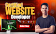 build a full functional custom website from scratch or figma design