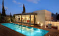 design luxury pool, backyard, patio 3d landscape rendering