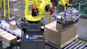 do 3d robotic automation and industrial packaging animation for factory system