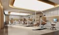 design modern dental clinic interior with professional 3d layout and render