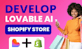 build lovable shopify store fix lovable ai shopify website