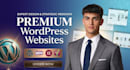 design a modern wordpress landing page or one page website