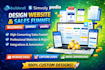 design website sales funnel builderall simvoly podia