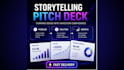 create a fast storytelling investor pitch deck and canva business presentation