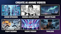 create ai anime fight scene