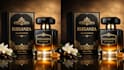 design premium perfume  packaging and label design, box design and 3d model