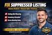 fix amazon listing errors suppression stranded inventory and restore sales fast