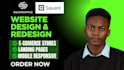 design squarespace website, square website, squarespace redesign, square online