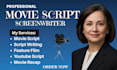 do movie script writer, screenwriter tv series novel adaption