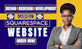 build modern squarespace website redesign squarespace edit squarespace website
