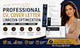 write professional resume CV build cover letter edit optimize linkedin design uk