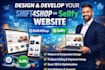 design and develop your shift4shop or sellfy website
