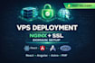 deploy your website on vps with nginx, SSL and domain setup