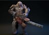 modular 3d biochemical monster,ue5 manny skeleton,humanoid character,robot,fur3d