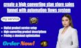 create a high converting stan store sales funnel with automation flows system