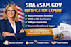 assist sba certification 8a, wosb, mbe certification, sam gov registration