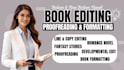 developmental edit, proofread and critique your manuscript