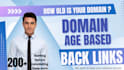 build high authority domain age based SEO backlinks