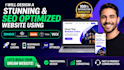 design a stunning seo optimized website using jimdo squarespace duda tilda wix
