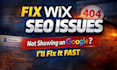 fix wix SEO issues, submit sitemap and connect search console
