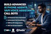 build advanced ai phone agents, vapi voice assistants, call bots