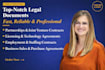 draft legal contracts, agreements and documents