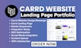 design carrd landing page ecommerce portfolio website integration fix bugs issue