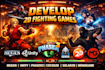develop 2d fighting game in mugen, unity, phaser3, cocos2d, solar2d, monogame