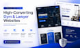 design a modern gym website and lawyer website with full functionality