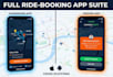 taxi booking app cab booking uber clone rideshare flutter mobile app developer