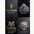 design 4 luxury heraldic and metallic gold logo in 3 hours