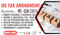 amend tax return, fix irs errors, and file accurate US tax amendment