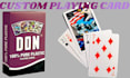 design playing card 54 poker card deck mockup card box rulebook game art playmat