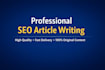 write high quality articles and blog content